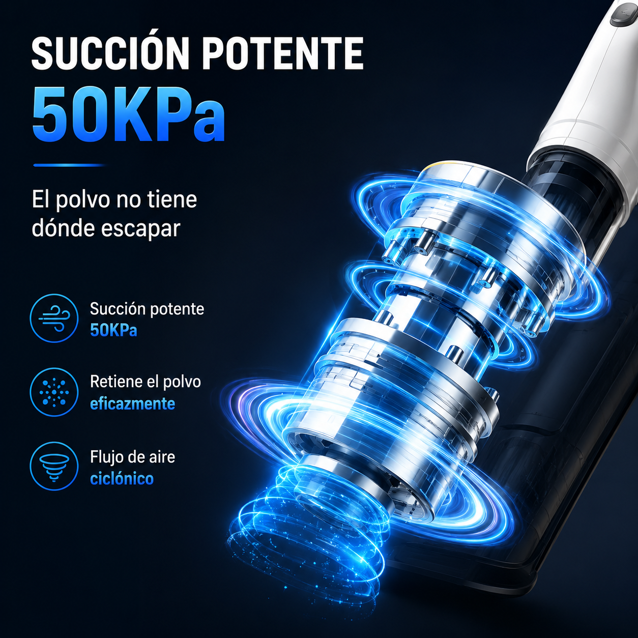 PureVac™ | Aspiradora 2 en 1 Inalámbrica